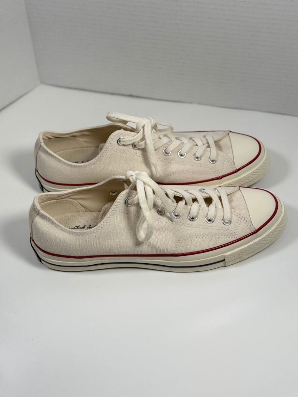 Converse Chuck 70 Low Top Ox Parchment Sneakers Mens 10 Womens 12 - Picture 5 of 7